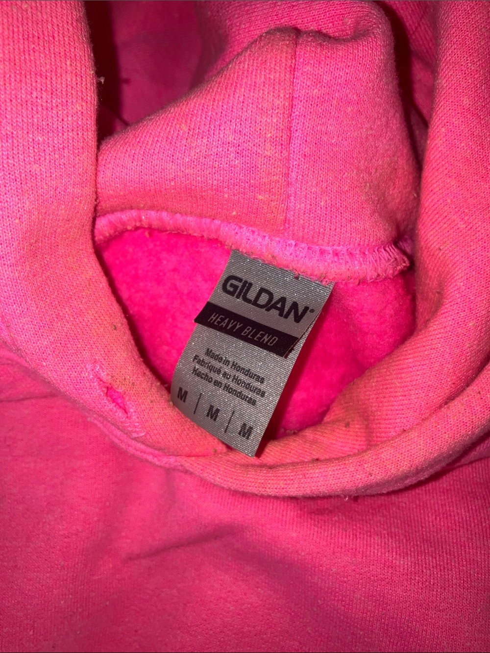 Gildan Pink Pullover Hoodie